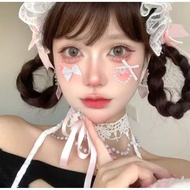 MATA Diamond Face Sticker | Face Sticker Set Face Gem Sticker Pearl Beads Pearl Rhinestone Make up D
