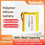 3.7V 5000mAh 955565 Polymer Lithium Battery Lithium Ion Rechargeable Batteries for Power Bank GPS Ca