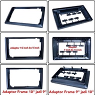 Double Din Android Head Unit Adapter Frame 9" to 10" & 10" to 9" - Frame 10" to 9" Car Restock