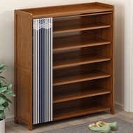 Shoe cabinet household entrance large capacity storage porch cabinet solid wood locker household simple modern shoe rack