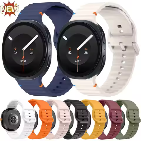 Original Silicone Strap for Samsung Galaxy Watch 8 9 40mm 44mm Comfortable Replacement Bracelet for 