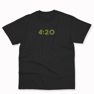 T-SHIRT 4.20 420 FOURTWNTY COTTON COMBED 30S SMOOTH T-shirt men tshirt baju t shirt lelaki