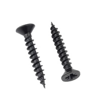 (A)Black carbon steel KA countersunk self-tapping, wood screws, countersunk self-tapping screws, poi