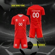 Customized Pattern, Logo, Name & Number Football/Soccer Jersey, Unisex, Breathable Quick-Dry Fashion