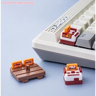 Artisan keycap Mechanical keyboard Red and white machine keycap Esc keycap Cute keycap Personalized 