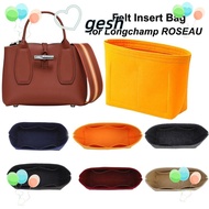 GESH1 Insert Bag, Storage Bags Bucket Bag Liner Bag, Multi-Pocket Felt Travel Bag Organizer for Longchamp ROSEAU