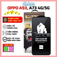 Tempered Oppo A93, A73 4G/5G hekon full screen tempered glass | Screen protector for OPPO phones