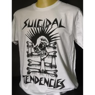 เสื้อวงนำเข้า Suicidal Tendencies Mohawk Skull Hardcore Punk Thrash Metal Skate Rock DRI T-Shirt ลาย