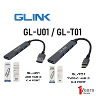 Glink GL-U01/GL-T01 Hab USB3.0 ke 4port/Hub USB Jenis-C UNTUK Pad permainan Papan Kekunci/Tetikus (1