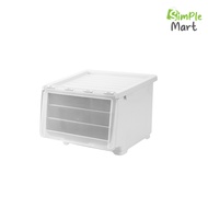 Slide Box Front Cover Plastic Size 37x43x30cm Tidy And Convenient To Use mini_house11