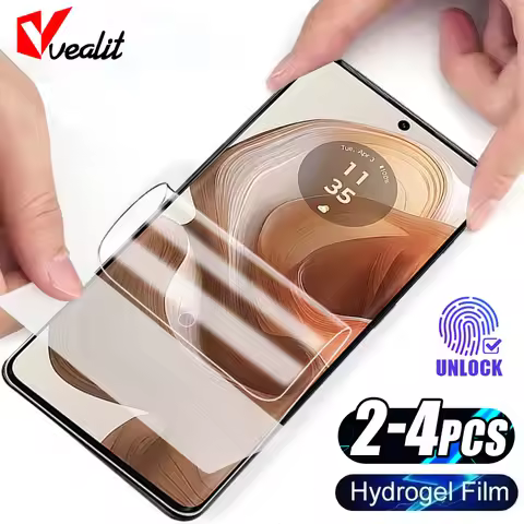 2-4Pcs HD Curved Hydrogel Film For Motorola Edge 50 40 30 Ultra Fusion Edge Plus Screen Protectors F