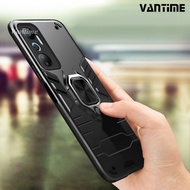 Vantime for Infinix Hot 20 4G Case Ring Stand Lens Protect Cover Hard Shockproof Back Casing