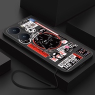 Xiaomi Redmi A5 POCO C71 Stylish Casing Silicon Rubber Case Star Wars Liquid Phone Cover with Strap