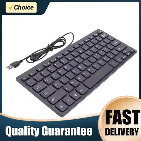 Hot Sale Keyboard Delicate Design K1000 10 inch Ultra Thin 78 Keys Wired Keyboard Mini USB Slim PC K