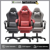 MUSSO^T%Shark#e]Nz|Series.S]Ergonomic.rL]Gaming-ZiChair-SsWith-jdFootrest, PU Leather Adjustable Sw