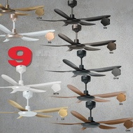 DEKA KRONOS F5DC PRO F5DCL 46" 56" 5 Blades LED DC Motor 20 Speed SIRIM Remote Control Baby Ceiling 