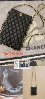 CHANEL 香奈兒 彩妝保養品專櫃滿額贈品 斜背包 手機袋