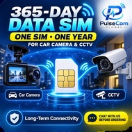 Data SIM 365-Day | Car Camera & CCTV SIM Card | 1-Year RM111.35 / 6-Month RM52.25 | Long-Term Intern