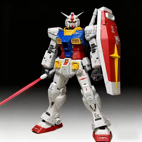 Daban PGU 1/60 Rx-78-2 Yuanzu 2.0 Assembly Model Kit Inner Frame Exposure Functions Collect Ornament