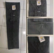 Celana PDL Sekolah Hitam , Coklat Resleting