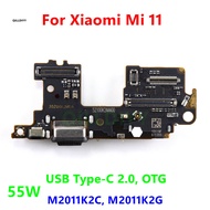 For Xiaomi Mi 11 Charging Board USB Type-C 2.0 Port Connector Dock Charger Flex Cable 55W M2011K2G M