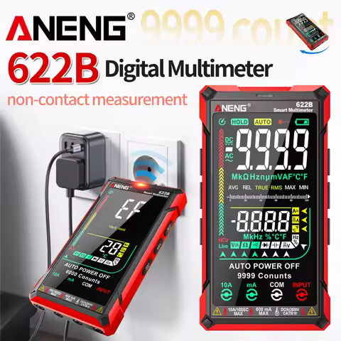Multimeter Infrared Laser Designator ANENG 622B Multitester Analog Multimetro Tester NCV Voltage Dio