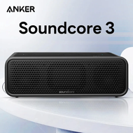 Anker Soundcore 3 Portable Wireless Bluetooth Speaker Better Bass 24-Hour Playtime 66ft Bluetooth Ra