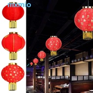 MXMIO Festive Lantern, Waterproof Chinese Chinese Lantern, Vintage Round Red Handmade Traditional La