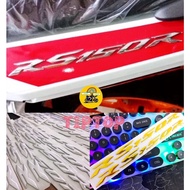 HONDA RS150 V1-V2 VIETNAM WINNER STICKER LOGO EMBLEM SET BODY COVER SET HONDA RS-150 RS15OR LAMBANG 