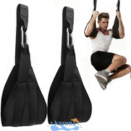 KAREN Hanging Ab Straps, Durable Wear-Resistance Abdominal Sling Straps, Professional Breathable Adj