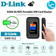 D-LINK DWR-932 4G Sim Card LTE MiFi Mobile Router support all Telco Band Unlimited Data Plan wifi & 