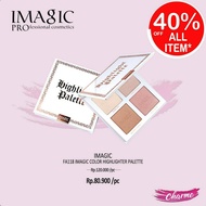 (READY & ORIGINAL) IMAGIC 4 Color Highlighter Palette FA118 FA 118