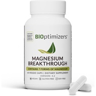 new BIOptimizers Magnesium Breakthrough supplement with 500mg 7 Forms of Magnesium: Glycinate, Malat