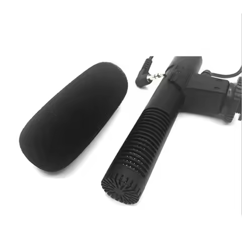 Utility Camera Professional Interview News Recording Microphone Stereo Microphone Mic-01 3.5mm DV Fo