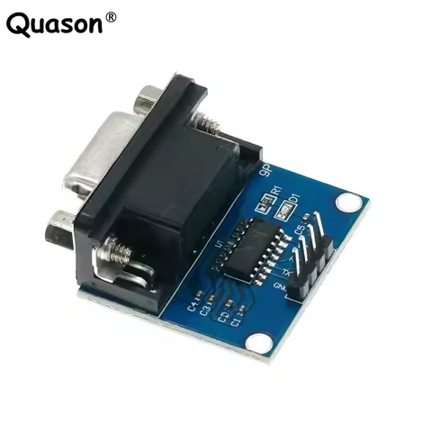 MAX3232 RS232 to TTL Serial Port Converter Module DB9 Connector MAX232 For Arduino