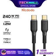 MCDODO CA331 Black Series 240W Type-C To Type-C Data Cable 1.2M