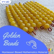 Montessori Counting Material The Decimal System Golden Beads - Tens Ten & Single/s Unit/s