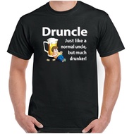 Druncle Mens Funny Drunk Uncle T-Shirt Fathers Day Birthday 30Th 40Th 50Th Gift