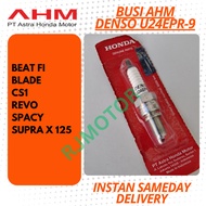 AHM DENSO U24EPR9 (31928-MFF-D01) MOTORCYCLE SPARK PLUG BEAT BLADE REVO SPACY SUPRA X 125