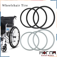 20 22 24 x1 3/8 Wheelchair Tire Replacement Polyurethane Solid Tyre Wheelchair Parts