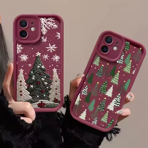 Creative Christmas Tree Case For Samsung Galaxy M54 M36 F06 M16 M15 M34 M23 M31 M51 A22 M30S M20 A31