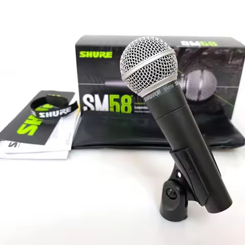 Shure SM58 SK Cardioid Dynamic Microphone for Stage Singing Professional Wired Microphone for Shure 