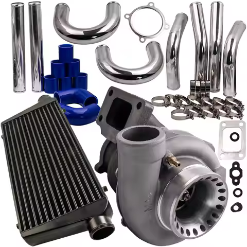 GT3582 GT35 Universal Turbo Turbocharger For Ford Falcon BA/BF XR6 FPV & 64mm Piping Kits & Intercoo