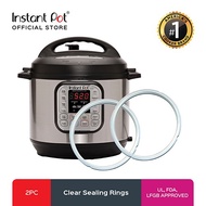 Instant Pot Duo Classic 7-in-1 Multi-Use Programmable Pressure Cooker (6Qt) with Clear Sealing Rings