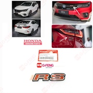 Original Honda City RS 2020~2023 LOGO RS EMBLEM FRONT/REAR. GN2,GN3,GN5