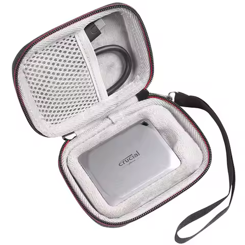 Newest Hard EVA Travel Carrying Bag Storage Case Cover for Crucial X9 Pro Crucial X10 Pro Portable E
