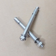 304 M8 stainless steel expansion bolts, 304 M8 stainless steel clamps (2 pieces)
