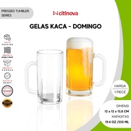 Citinova Tumbler Glass Domingo 550 ml Glass Beer Glass Mug Beer Cup Tea Coffee Aesthetic