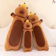 [COB] 53/70cm New Long Strip Capibala Plush Plush Creative Large Capybara Sleeping Doll Birthday Gif