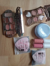 Biore洗面乳, Maybelline眼部卸妝液, Canmake眼影